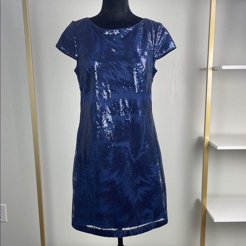 Vince Camuto Deep Navy Blue Dress Ladies Size 6